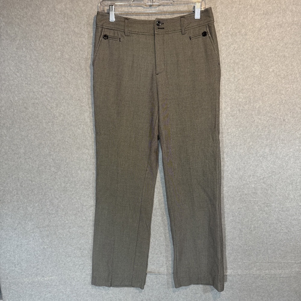 Christopher & Banks Pants Womens 4 Stretch Shaped Fit Mid Rise Straight Leg
